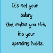 salary spending wealth savings